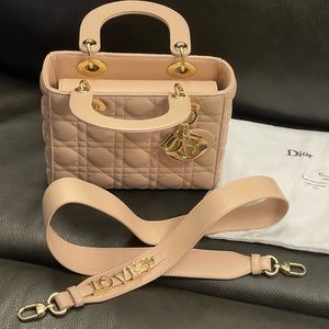 Like New LADY DIOR MY ABCDIOR SMALL HAND-BAG
